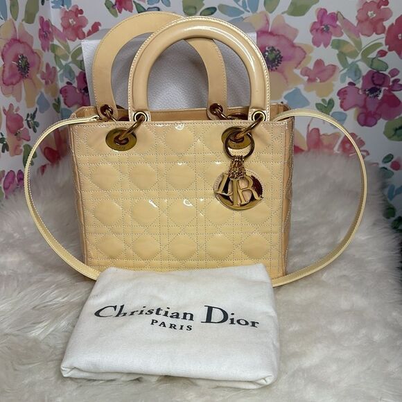 💯Authentic Lady Dior Canage Two-Way Handbag🍀 - Picture 3 of 17